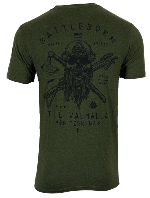 Howitzer Style Men's T-Shirt BATTLEBORN Military Grunt MFG