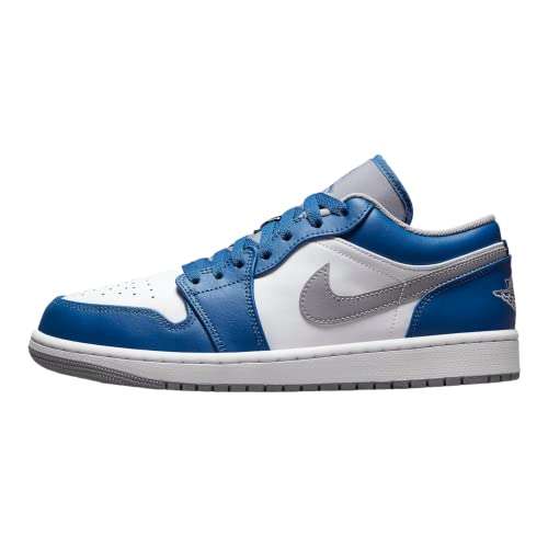Jordan Mens Air Jordan 1 Low 553558 412 True Blue - Size 12
