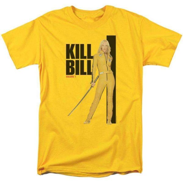 Kill Bill T-shirt men's classic fit cotton yellow graphic tee MIRA106