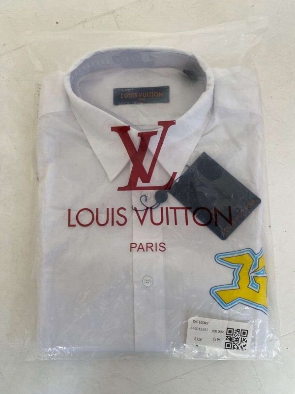 Louis Vuitton Mens Lvse Printed Logo Shirt Size M