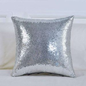 Magical Glittered Sequin Glam Square DECOR Pillow 18x18