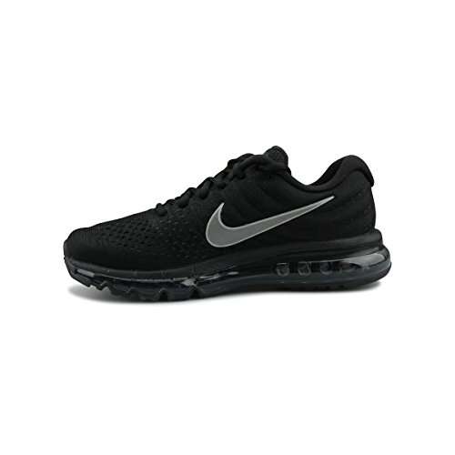 Nike Men's Air Max 2017 shoes, Black/White/Anthracite, 8.5
