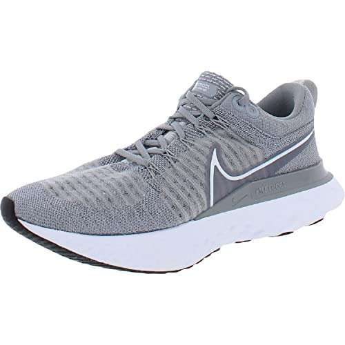 Nike Women's React Infinity Run Flyknit 2 Running Shoe, Particle Grey/Grey Fog/Black/W, 8