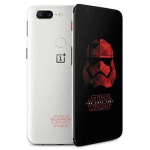 OnePlus 5T (Star Wars Limited Edition) A5010 128GB Dual-SIM (GSM Only, No CDMA) Factory Unlocked 4G/LTE Smartphone (Sandstone White) - International Version