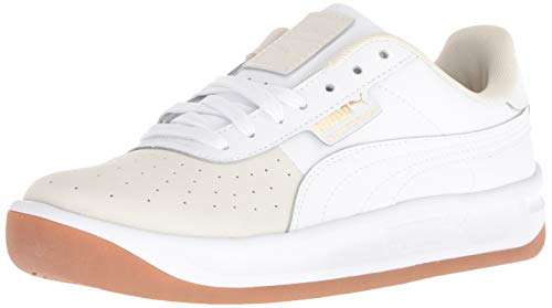 PUMA Womens California Exotic Perforated Sneakers Shoes Casual - White - Size 8 B