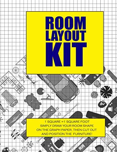 Room Layout Kit: The perfect furniture lay out planner - Plan your home interior designs using this scaled room layout template. (Interior design tools)