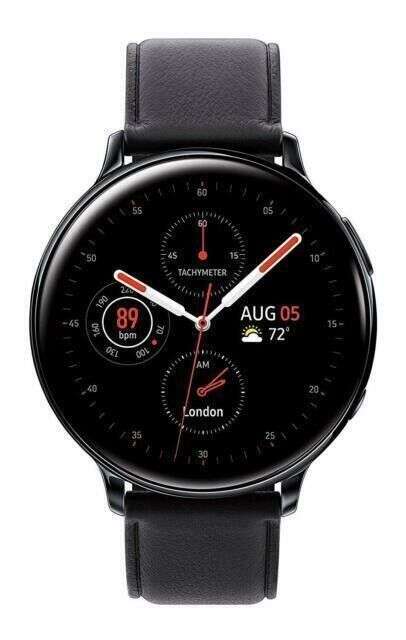 Samsung Galaxy Watch Active 2 SM-R825U 44mm Bluetooth, GPS & LTE - Black