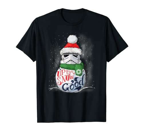 Star Wars Stormtrooper Up to Snow Good Funny Holiday T-Shirt