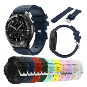 US For Samsung Gear S3 Frontier/Classic 46mm Silicone Bracelet Strap Watch Band