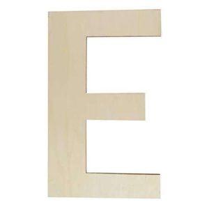 Wooden Letters 12 Inch, Big Wooden Letter E Shapes Cutouts Blank Unfinished Large Wood Alphabet Letters for DIY Crafts Wall Decor Painting Wedding Birthday Party Decoration Room Home Decorations
