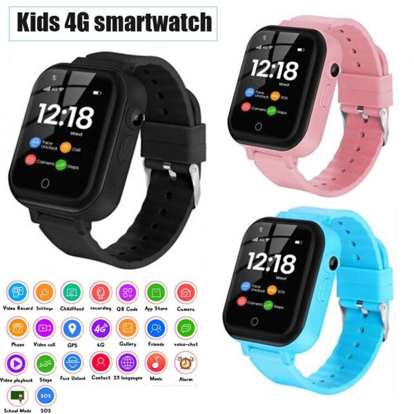2022 Latest Smartwatch 4G Kids Smart Watch w/ GPS Tracker|Video/Voice Call |SOS