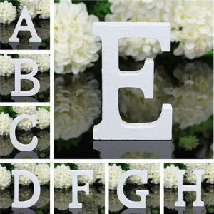 26 Large Wooden Letters Word Alphabet Wall Hanging Party Wedding Shop Decor Home