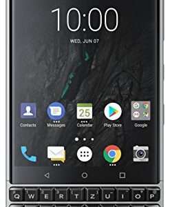 BlackBerry KEY2 64GB (Single-SIM, BBF100-1, QWERTZ Keypad) (GSM Only, No CDMA) Factory Unlocked 4G/LTE Smartphone (Silver) - International Version