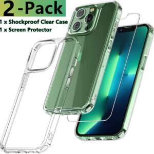 For iPhone 14 13 12 11 Pro Max XS 8 7 Shockproof Case Cover Screen Protector
