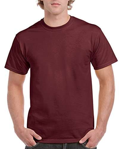 Gildan Men's G2000 Ultra Cotton Adult T-shirt, Maroon, X-Large