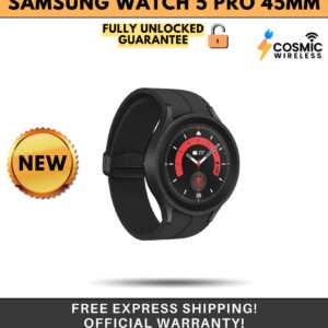NEW Samsung Galaxy Watch 5 Pro 45mm (SM-R925U) - LTE/Cellular - Black