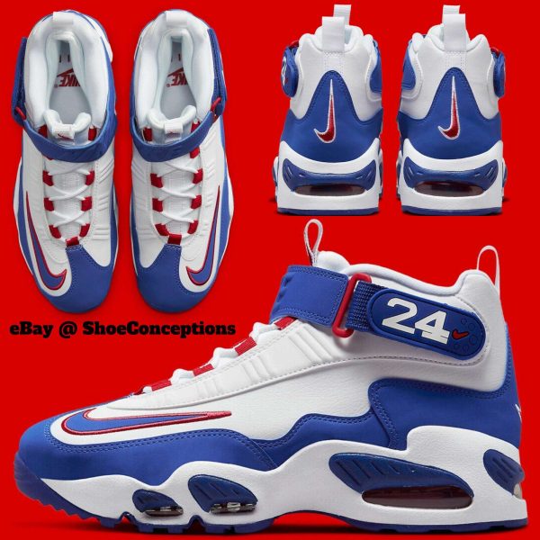 Nike Air Griffey Max 1 Shoes White Blue Red "USA" DX3723-100 Men's ALL SIZES NEW