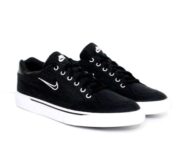 Nike GTS Canvas Skate Shoes Classic Black White Men's Multiple Size DA1446-001