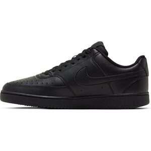 Nike Men's Court Vision Low Sneaker, Black/Black-Black, 10 Regular US