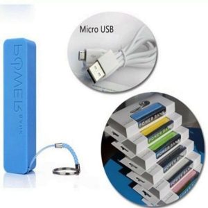 Pocket Size Power Bank 2600 mAh External Battery Charger For Cell Phone