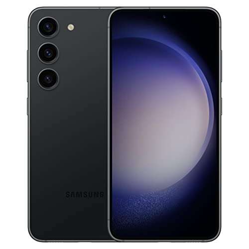 SAMSUNG Galaxy S23 Cell Phone, Factory Unlocked Android Smartphone, 256GB Storage, 50MP Camera, Night Mode, Long Battery Life, Adaptive Display, US Version, 2023, Phantom Black