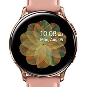 SAMSUNG Galaxy Watch Active 2 (40mm, GPS, Bluetooth, Unlocked LTE) Smart Watch with Advanced Health Monitoring, Fitness Tracking, and Long Lasting Battery, Pink Gold - (US Version)
