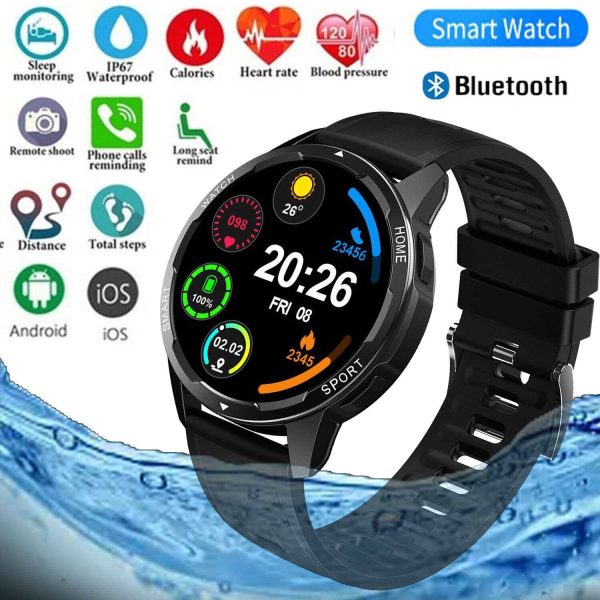 Smart Watch Men Waterproof Fitness Tracker Bluetooth For iPhone Samsung Android