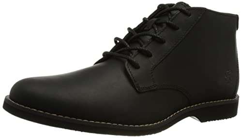 Timberland Men's Woodhull Chukka Fashion Boots, Black Full Grain, 10