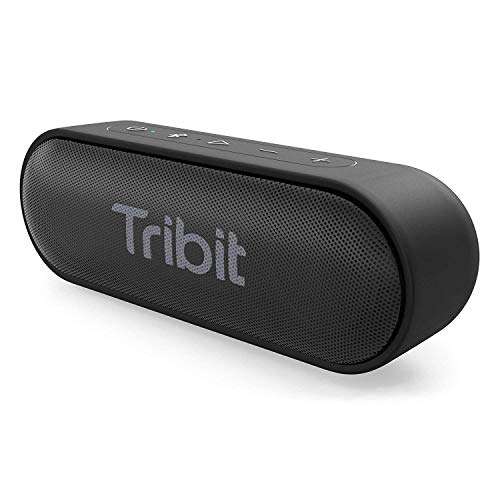 Tribit Bluetooth Speaker, XSound Go Speaker with 16W Loud Sound & Deeper Bass, 24H Playtime, IPX7 Waterproof, Bluetooth 5.0 TWS Pairing Portable Wireless Speaker for Home, Outdoor (Upgraded)