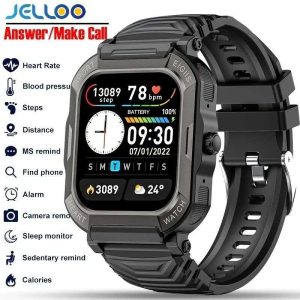 JELLOO Smart Watch For Men With Call (Answer/Make Call) 1.91".