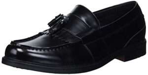 Nunn Bush Keaton Kiltie Tassel Slip On Loafer with Comfort Gel mens,Black Polished,9