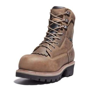 Timberland PRO Men's Evergreen 8 Inch Composite Safety Toe Insulated Waterproof Industrial Work Boot, Turkish Coffee, 8.5
