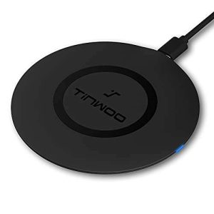 Tinwoo Wireless Charger,QI-Certified 15W Max Fast Wireless Charging Pad Compatible with iPhone 13/13 Pro/13 Mini/13 Pro Max/12/SE 2020/11,AirPods Pro,Samsung Galaxy S21/S20/Note 10/S10(NO AC Adapter)