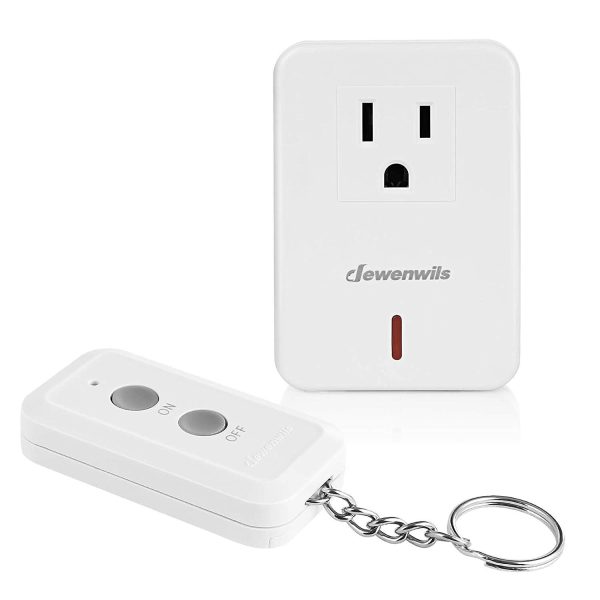 DEWENWILS Indoor Remote Control Electrical Outlet Plug Wireless On Off Switch