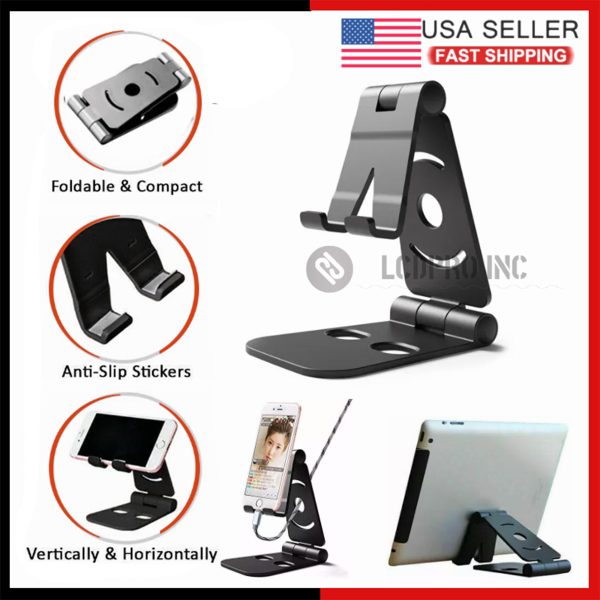 Universal Cell Phone Tablet Desk Mount Holder Stand Adjustable Phone Holder US