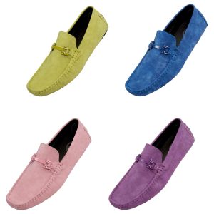 Amali Classic Driving Moccasin Designer Dress Shoes Casual Mens Slip On Loafers