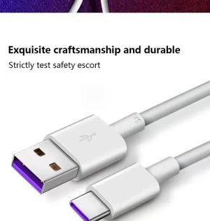 For Samsung Galaxy A32 5G A326U Type C USB-C 5A 1M 3ft Fast Charging Cable