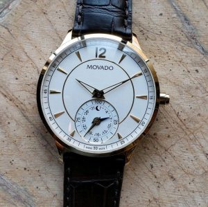 Movado Circa Motion Yellow Gold-tone Men's Smart Watch With 42mm White Face