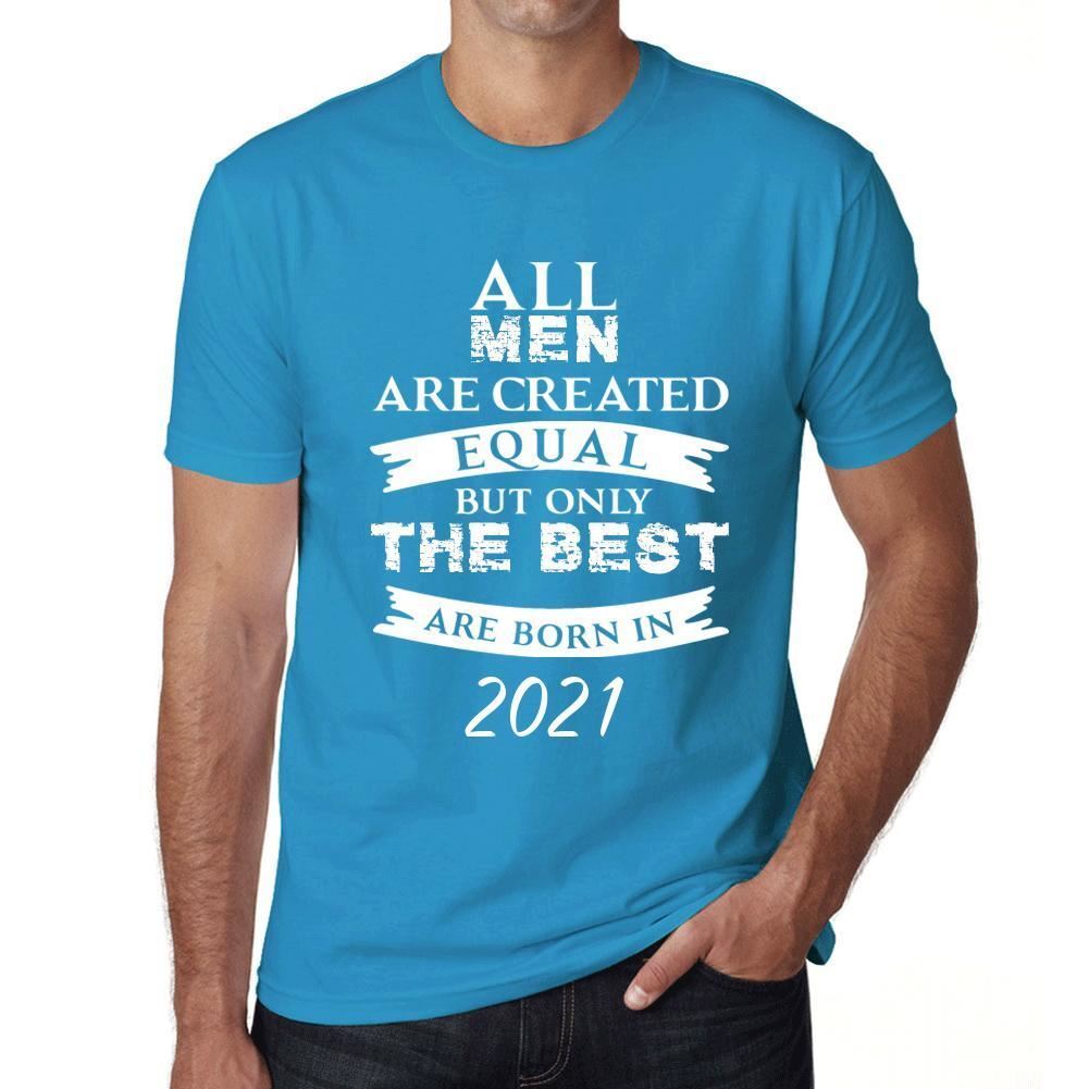2021, Only the Best Are Born 2021 Mens T-Shirt Blue Gift 00511