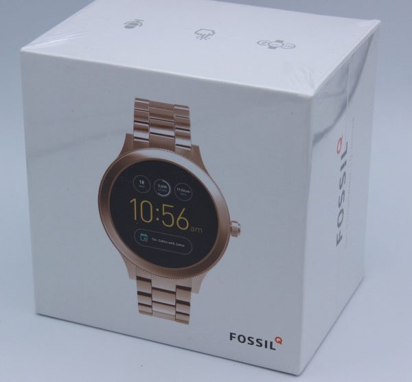 NEW AUTHENTIC FOSSIL GEN 3 VENTURE SMARTWATCH ROSE GOLD WOMENS FTW6000 WATCH