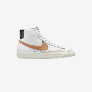 Nike Blazer '77 Vintage Mid White Amber Brown - Size 10.5 M, 12 W