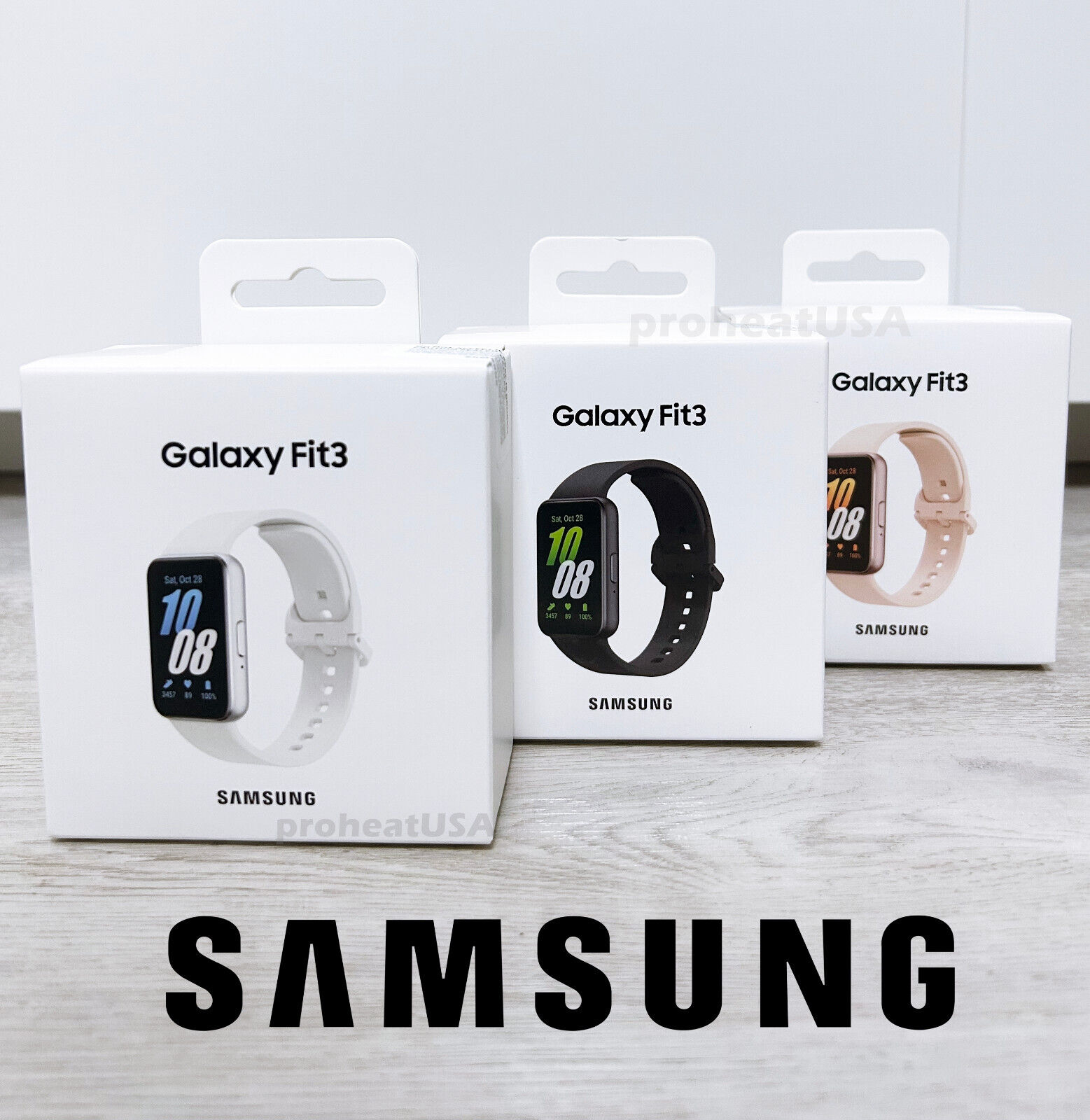 Samsung Galaxy Fit3 SM-R390 Fitness Tracker - 101 Workouts modes - AMOLED Screen