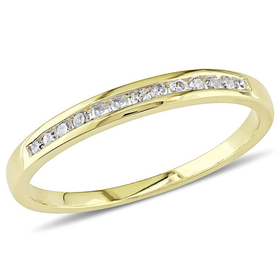 0.12 CT. T.w. Diamond Channel-Set Anniversary Band in 10K Gold