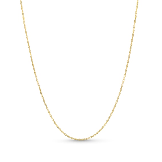 1.0mm Singapore Chain Necklace in Solid 10K Gold - 20"