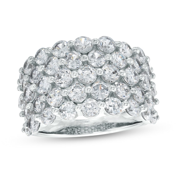 4.00 CT. T.w. Certified Lab-Created Diamond Multi-Row Ring in 14K