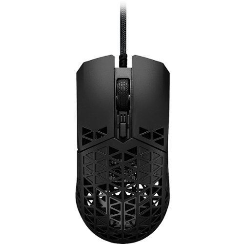 ASUS - TUF Gaming M4 Air Wired Optical Scroll 6 Button Gaming Mouse with Antibacterial Guard Protection - Black