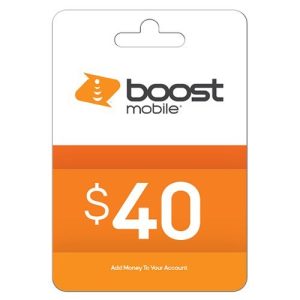 Boost Mobile - Re-Boost $40 Prepaid Phone Card [Digital]