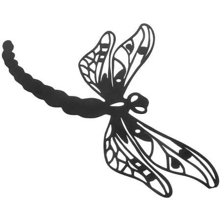 Emblems Dragonfly Hanging Decor Garden Decorations Outdoor Metal Art Wall Decor Metal Hollow Dragonfly Wing Iron
