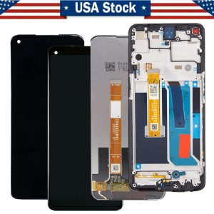 For OnePlus Nord N10 5G LCD Display Touch Screen Digitizer Replacement ± Frame