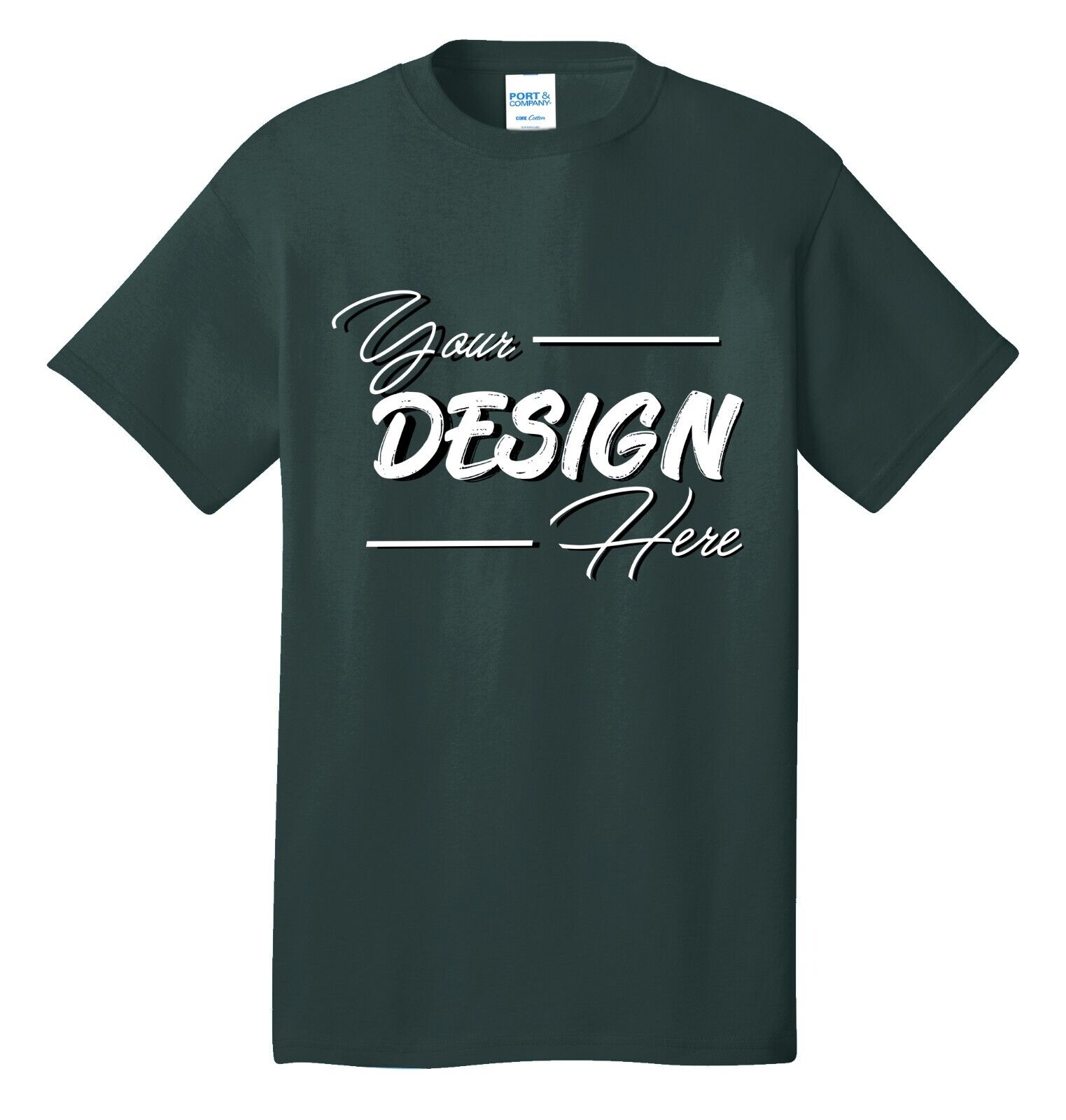 Ink Stitch Unisex Design Your Own Custom Printed Cotton T-shirts